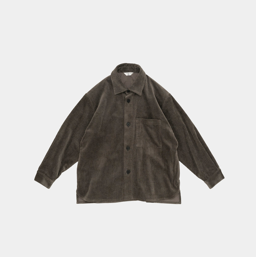 Still by Hand - Corduroy shirt jacket - Brown