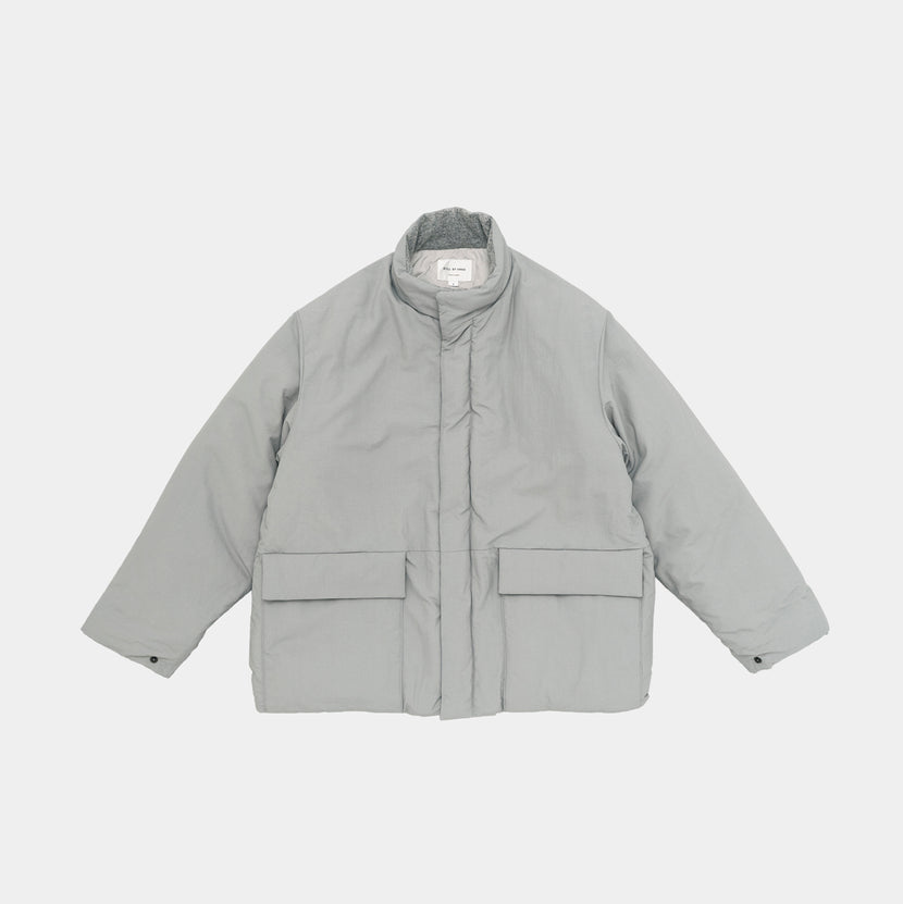 Still by Hand - Round puffy blouson - ice grey