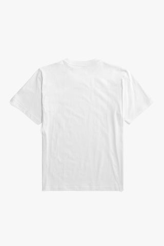 Vue arrière du T-shirt Johannes Organic de Norse Projects, montrant la simplicité et le confort du design blanc.