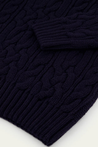 Nitto knitwear - Ohannes veste - Marine