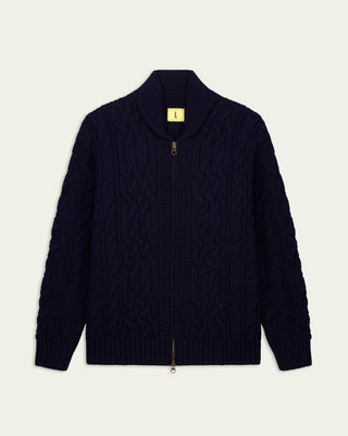 Nitto knitwear - Ohannes veste - Marine