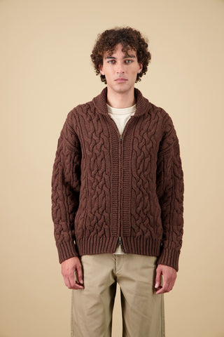 Nitto knitwear - Ohannes veste - Marron