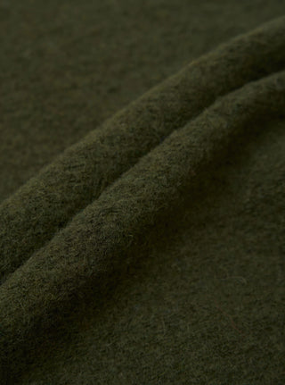 Wool Fleece Cardigan - Olive