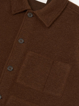 Wool Fleece Uniform Jacket - Cacao