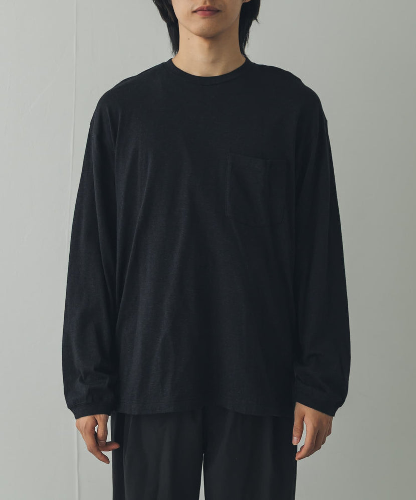 Loose Pocket Long Sleeve - Charcoal