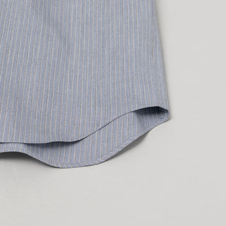 Still by Hand - Oversized shirt - Blue stripe