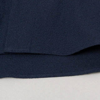 Still by Hand - Silk nep twill shirt - Deep blue