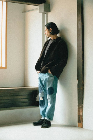Corduroy Bell jacket - Brun