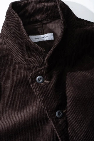 Corduroy Bell jacket - Brun