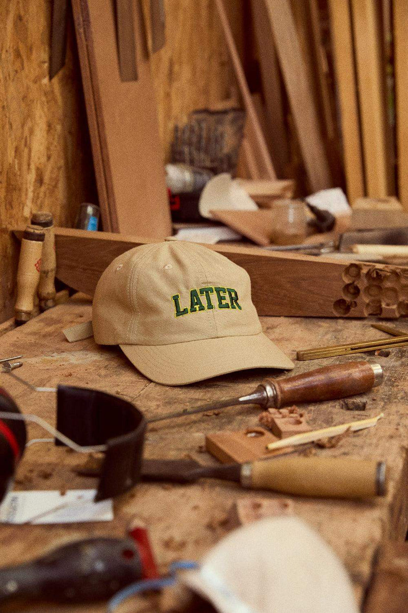 LATER... - Casquette souple Beige