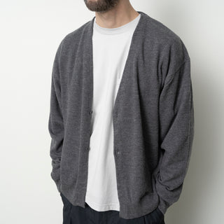Still by Hand - Silk mixed 2B cardigan - Grey