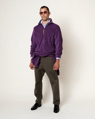 Atys Sponge Halfzip - Grape