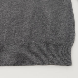 Still by Hand - Silk mixed Pullover - Grey