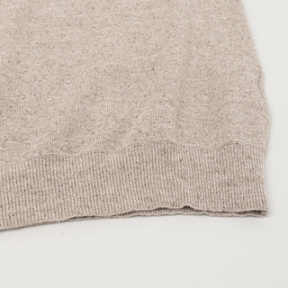 Still by Hand - Silk mixed Pullover - Sand beige