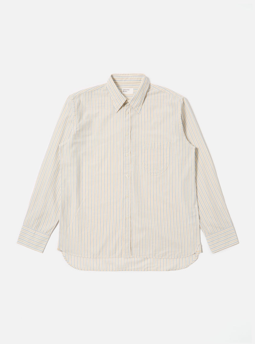 Universal Works - Pop Stripe One - Ecru