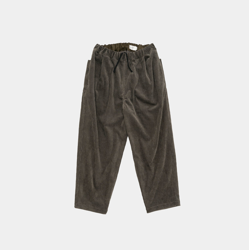 Still by Hand - Corduroy easy pants - Brown