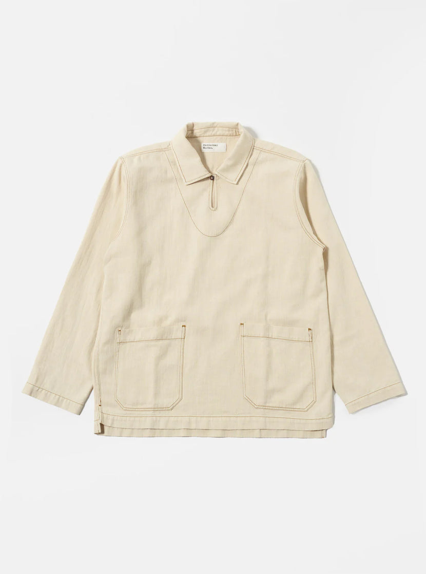 Universal Works - Smock overshirt - Ecru