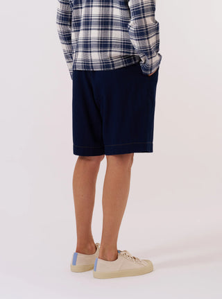 Universal works - Herringbone Track short - Indigo