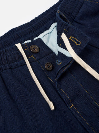 Universal works - Herringbone Track short - Indigo
