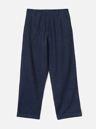 Bobby Wool Mix Super Chino - Navy Check