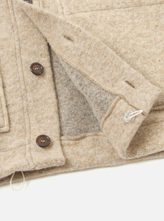 Wool Fleece Advance Cardigan - Fawn