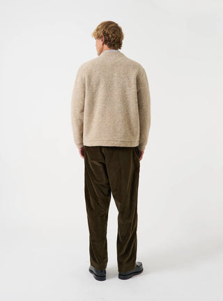 Wool Fleece Advance Cardigan - Fawn