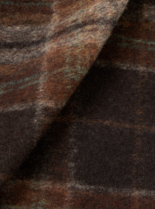 Pino Wool Fleece Cardigan - Brown