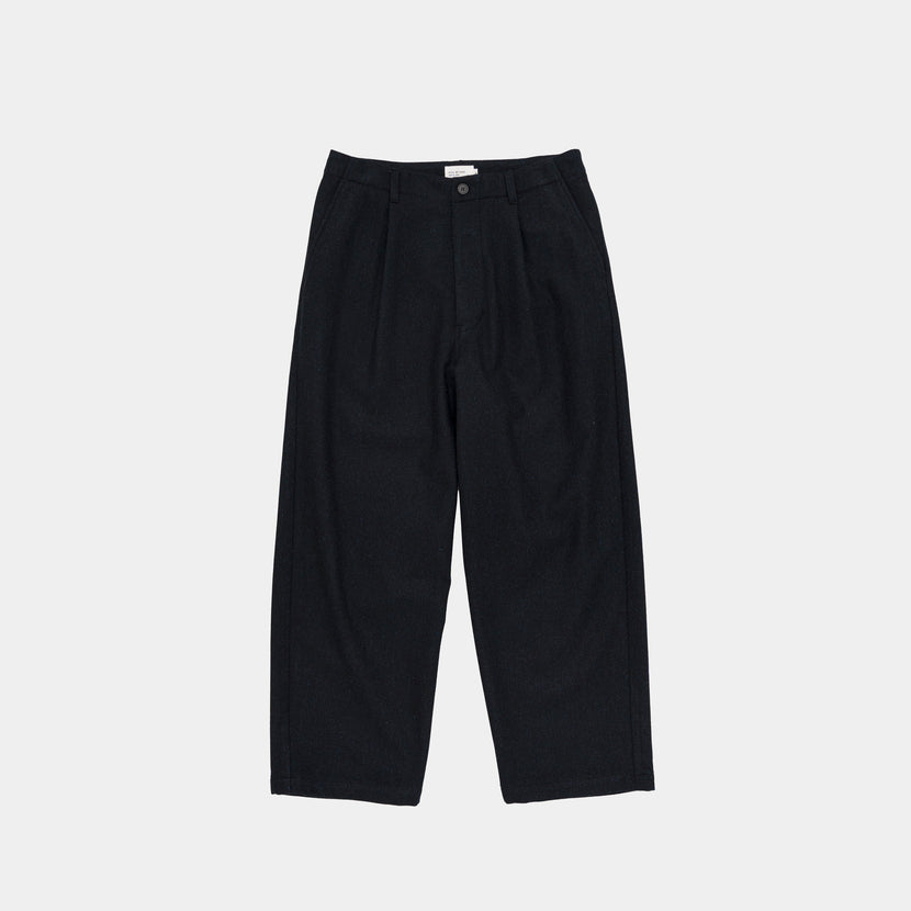 Still by Hand - W/N wide pants - Black navy