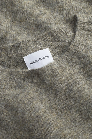 Norse Projects - Birnir Brushed Lambswool - Walnut