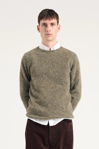 Norse Projects - Birnir Brushed Lambswool - Walnut
