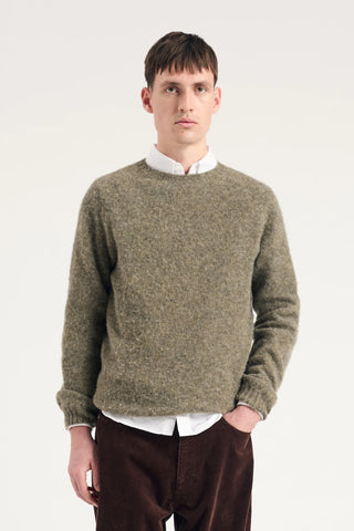 Norse Projects - Birnir Brushed Lambswool - Walnut