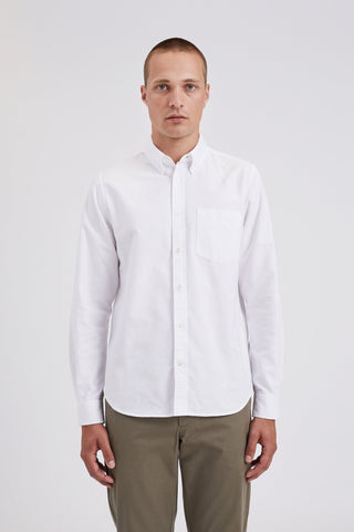 Norse Standard Oxford BD Shirt white