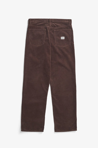 Norse Projects - Mogens Relaxed 5 Pocket Wide Wale Corduroy - espresso