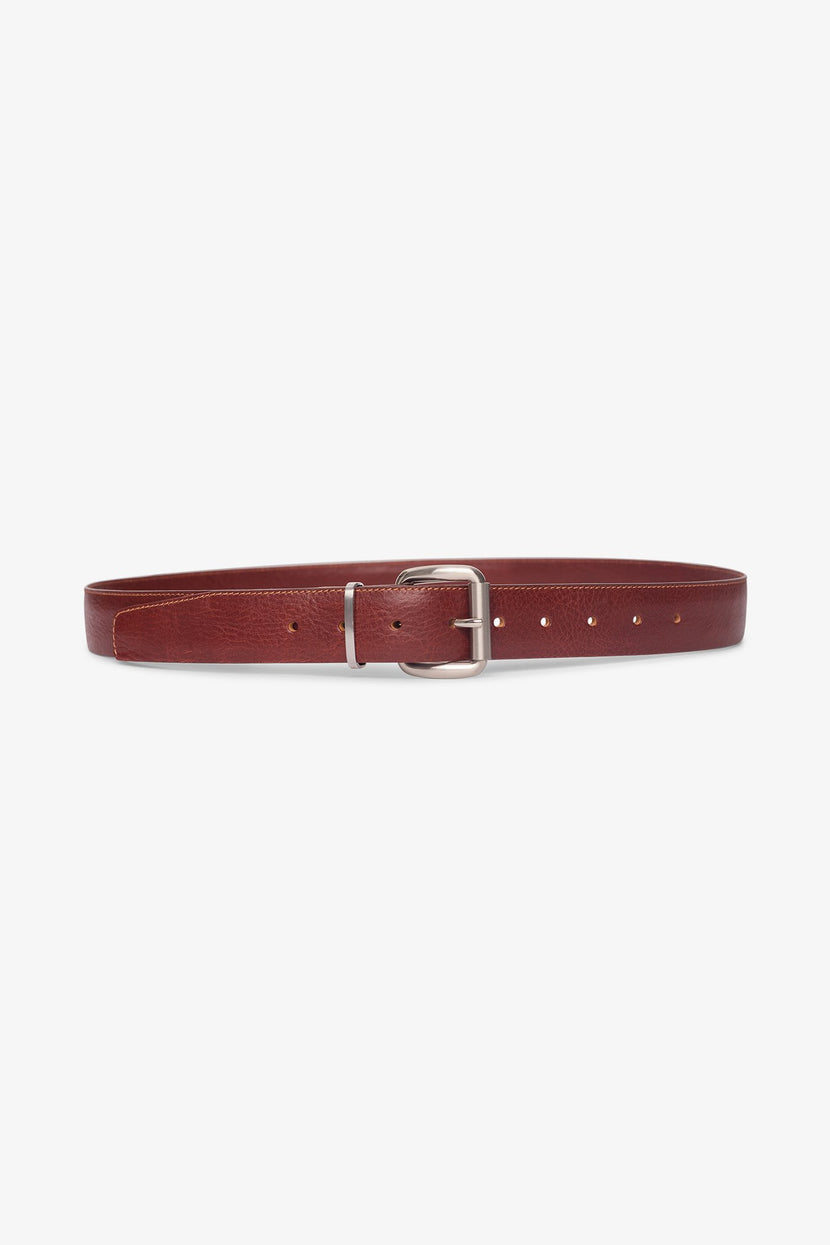 Norse Projects - Ceinture Folded Leather Belt - Espresso
