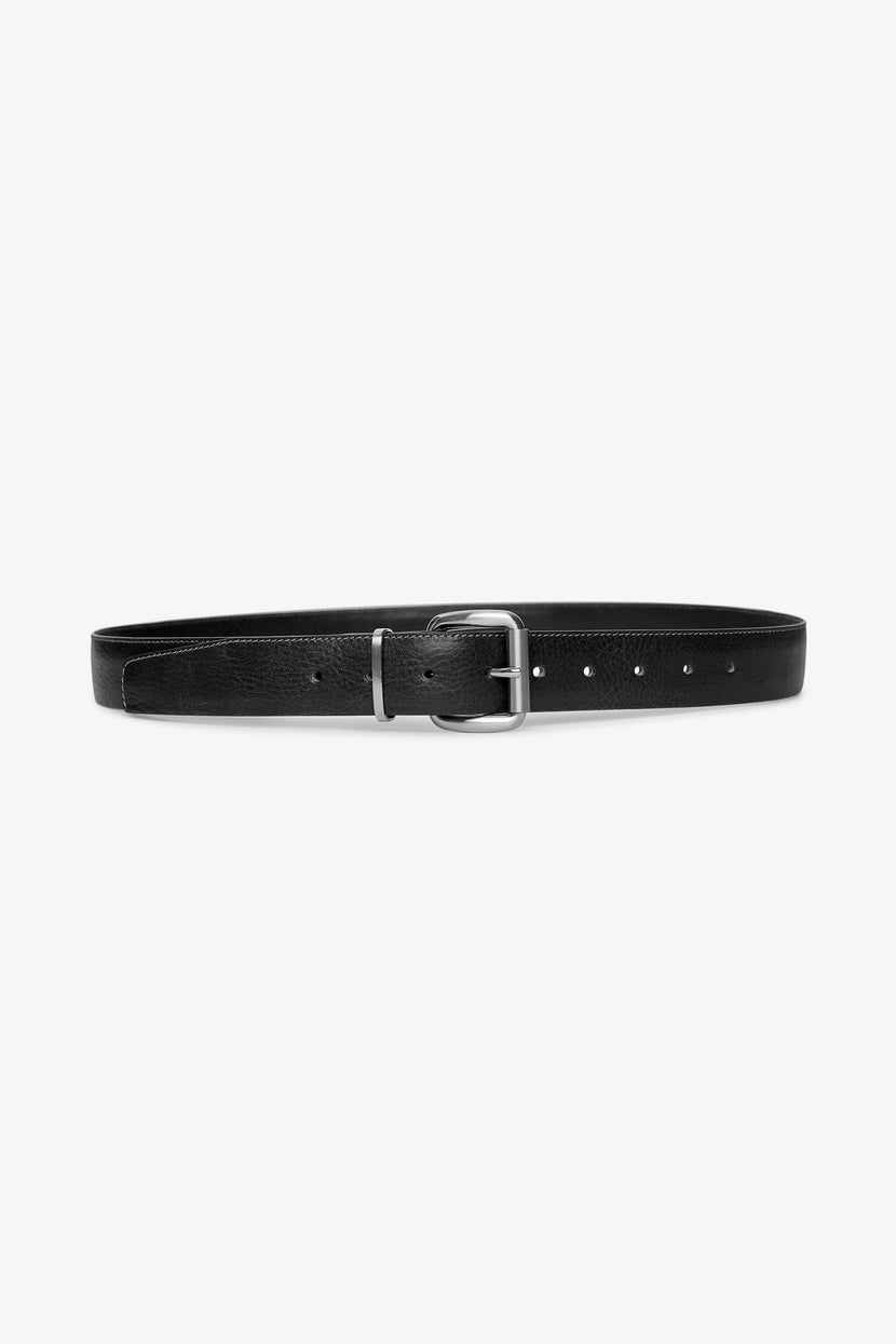 Norse Projects - Ceinture Folded Leather Belt - Black