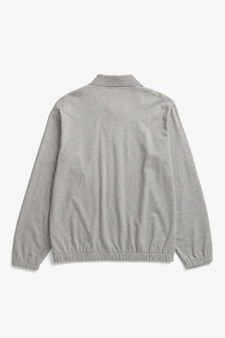Norse Projects - Sylane relaxed Jersey polo - Grey melange