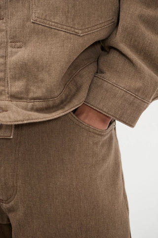Norse Projects - Korshavn pant 5 pocket - Walnut
