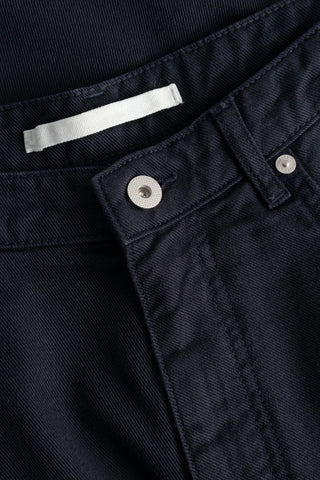 Norse Projects - Korshavn 5 Pocket Twill short - D.Navy