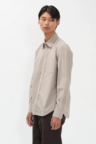 Norse Projects - Kongshoved Poplin shirt - Oatmeal