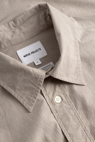 Norse Projects - Kongshoved Poplin shirt - Oatmeal