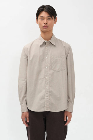 Norse Projects - Kongshoved Poplin shirt - Oatmeal