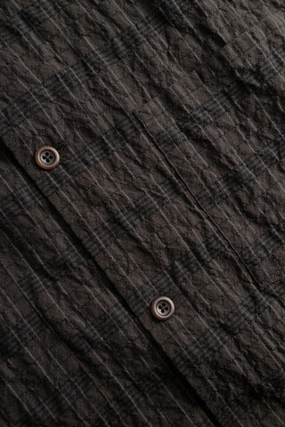 Norse Projects - Mols Check SS Shirt - Brown