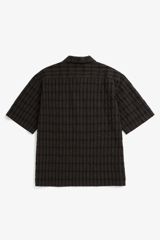 Norse Projects - Mols Check SS Shirt - Brown