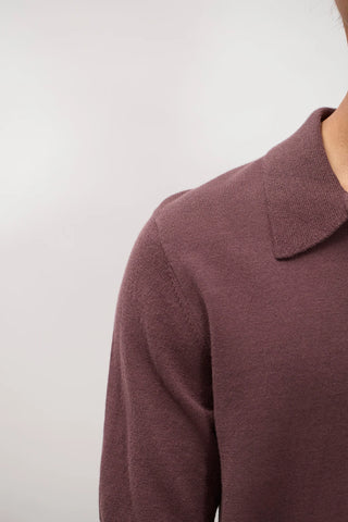 Norse Projects - Anholt cotton paper polo - Shale
