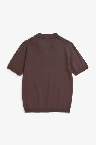 Norse Projects - Anholt cotton paper polo - Shale