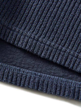 L/S Rib Knit - P-Navy