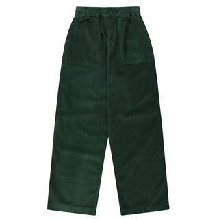 One Tuck Fatigue Corduroy Pants - Forest
