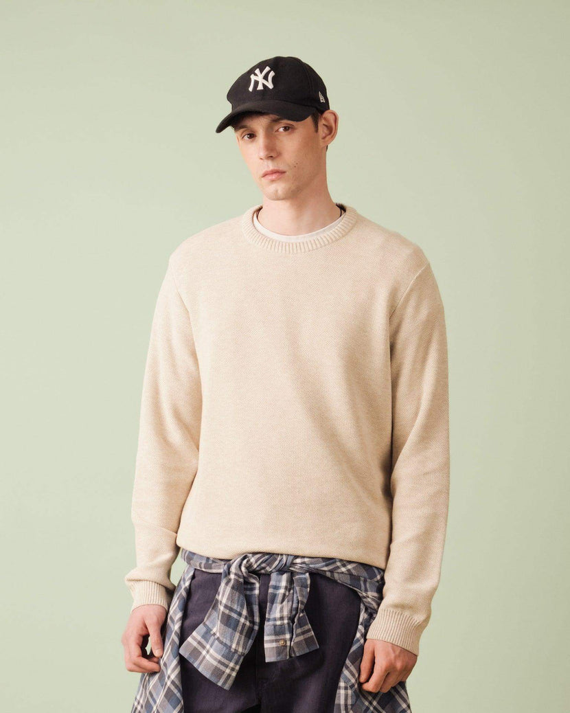 AGOP Beige chiné pull