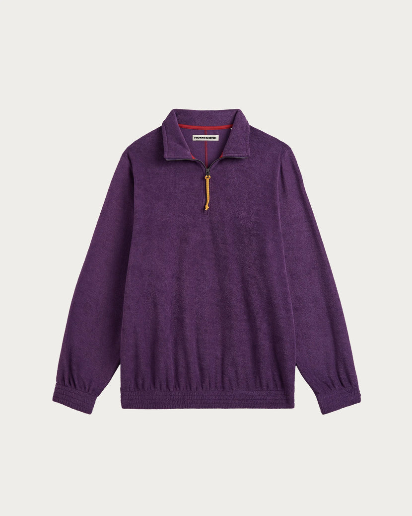 Atys Sponge Halfzip - Grape