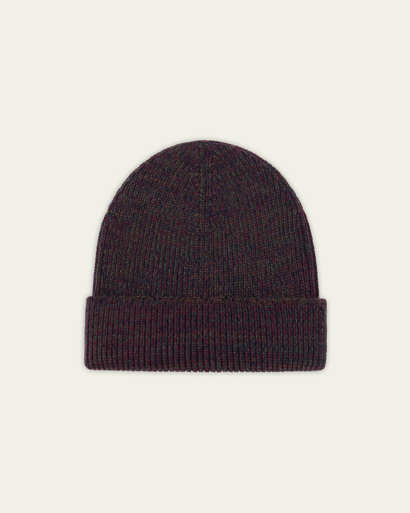 Nitto Knitwear - Ara chiné Bordeaux/kaki